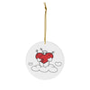 Heart Toons - Ceramic Ornament, 1-Pack