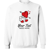 Custom Guilt Gear - Heart Toons - Personalized Unisex Heavy Blend Crewneck Sweatshirt
