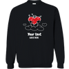 Custom Guilt Gear - Heart Toons 2 - Personalized Unisex Heavy Blend Crewneck Sweatshirt