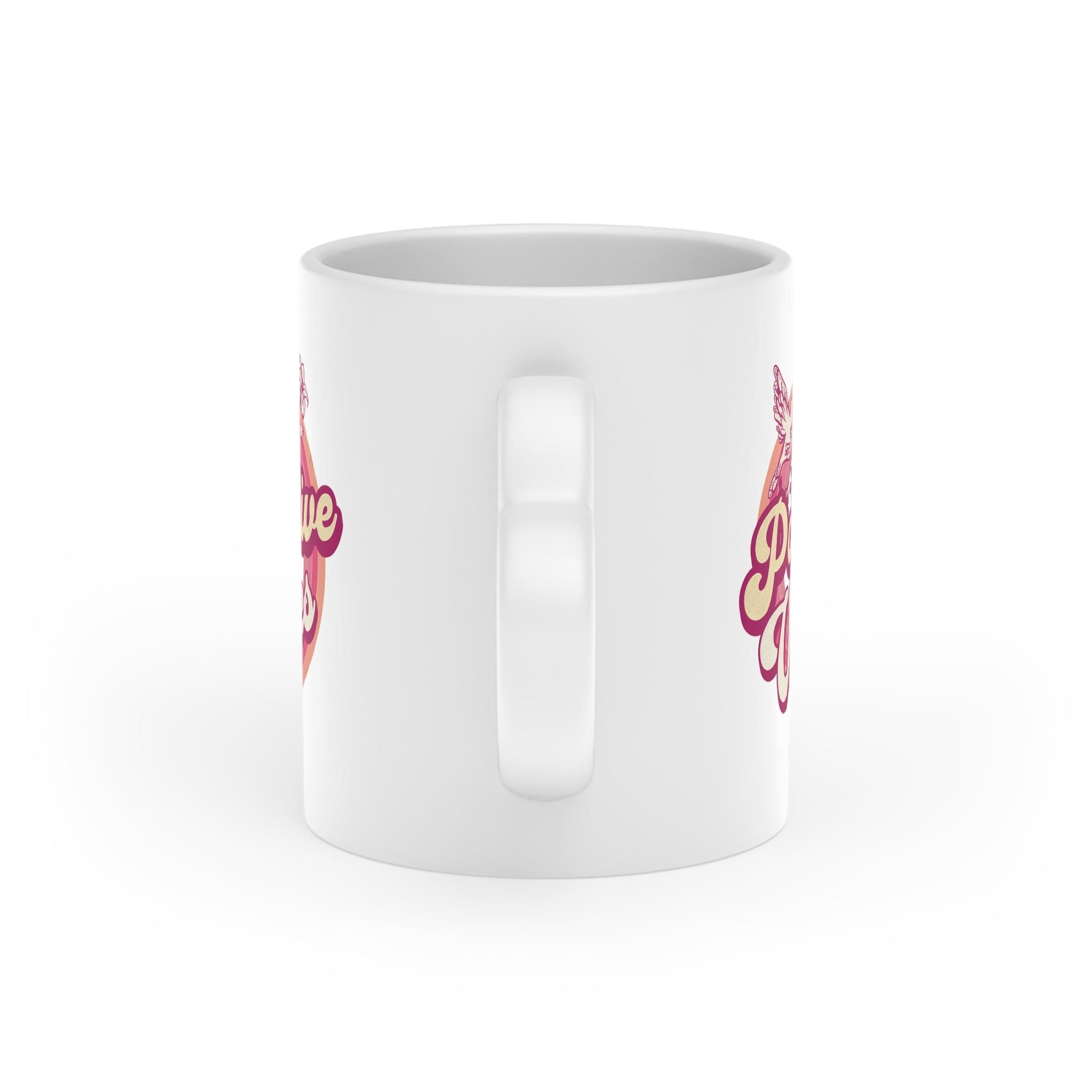 Positive Vibes Only - Heart-Shaped Mug