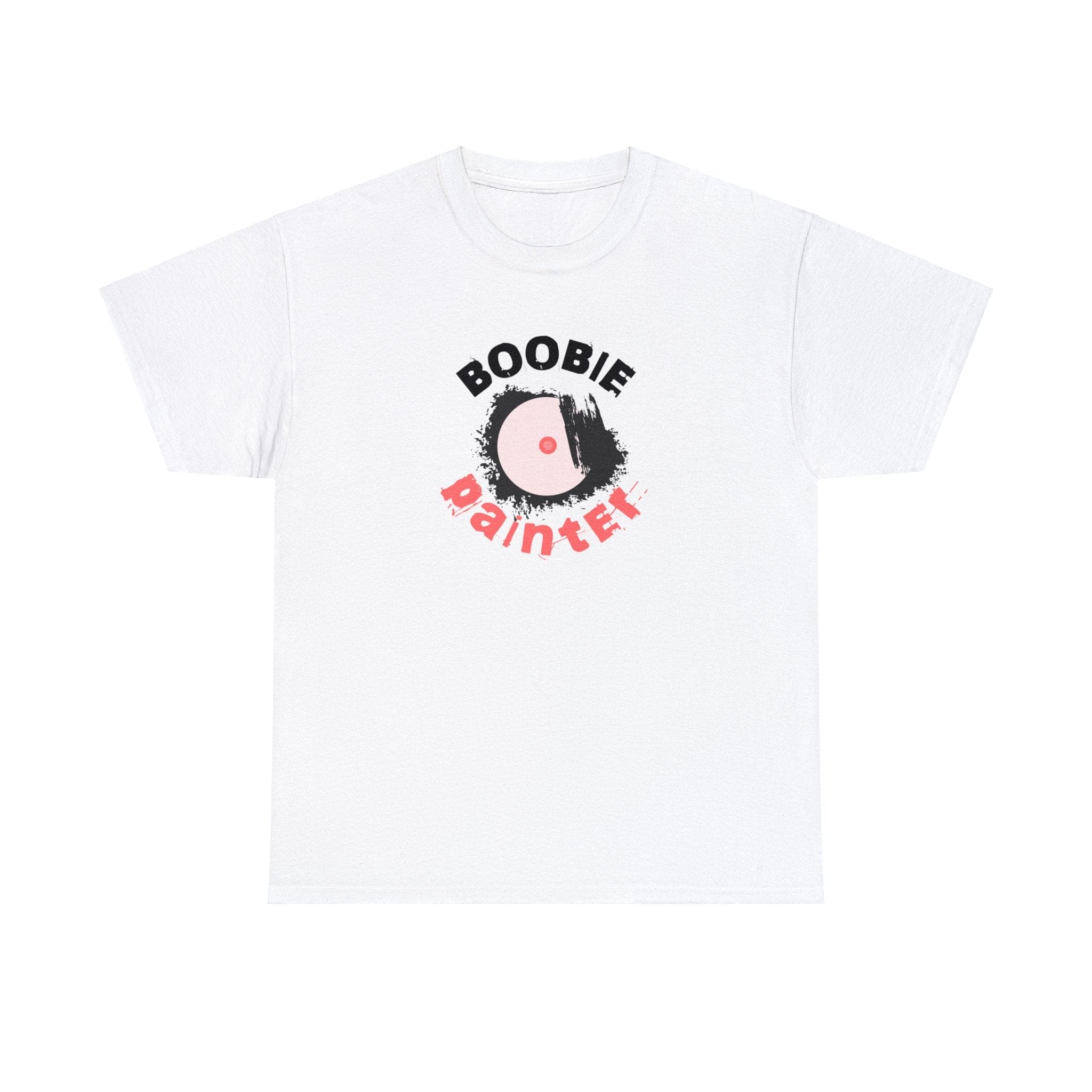 Boobie Painter (Humorous) - Unisex Heavy Cotton Tee