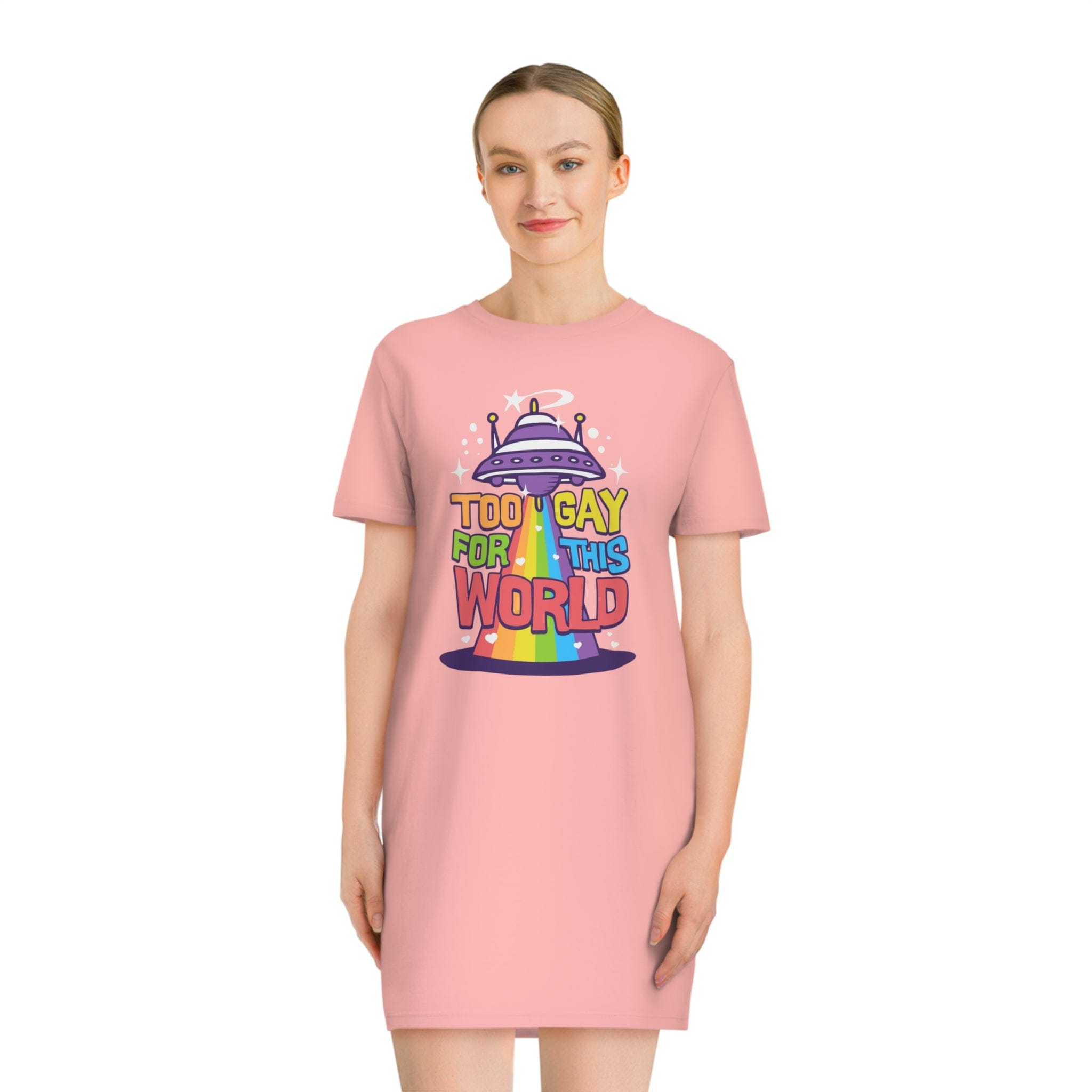 Too Gay for this world - Spinner T-Shirt Dress