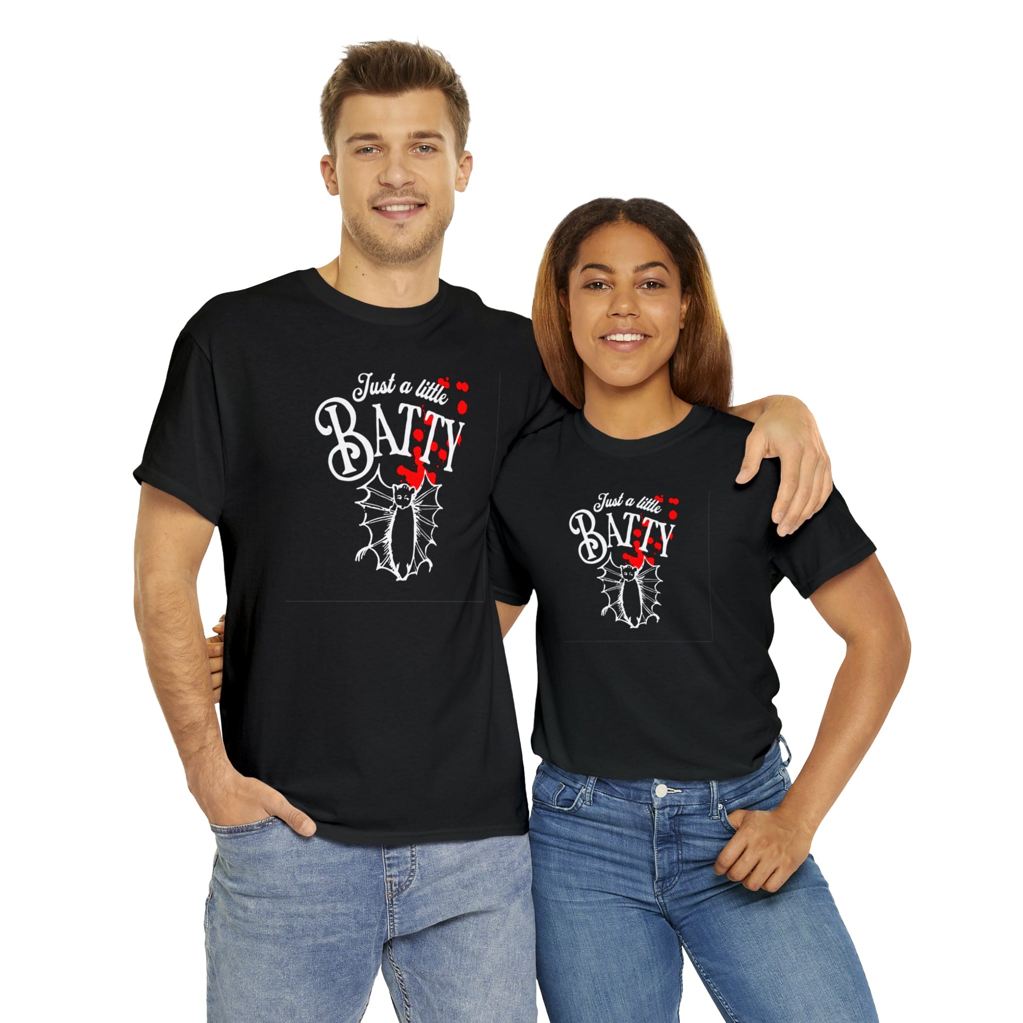 Just a little Batty - Unisex Heavy Cotton Tee