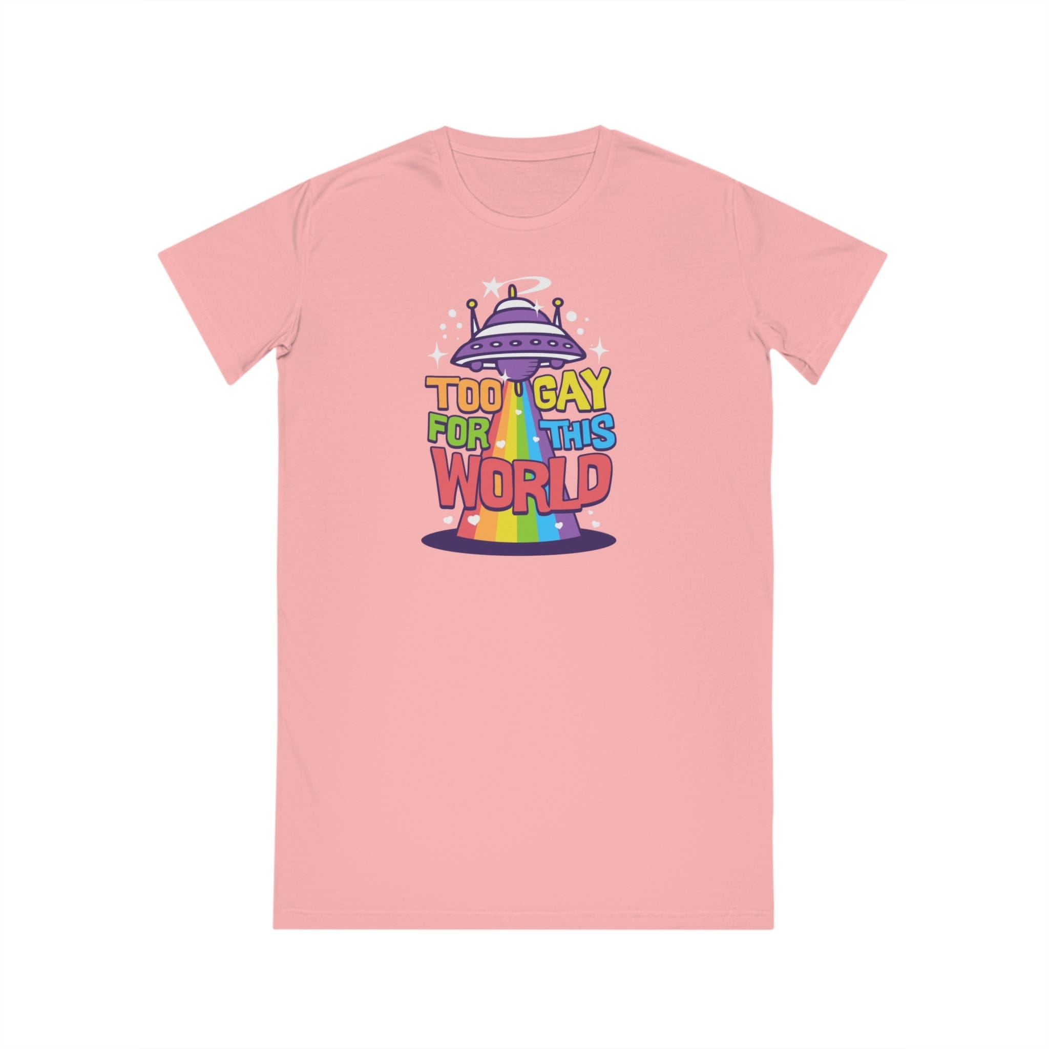 Too Gay for this world - Spinner T-Shirt Dress