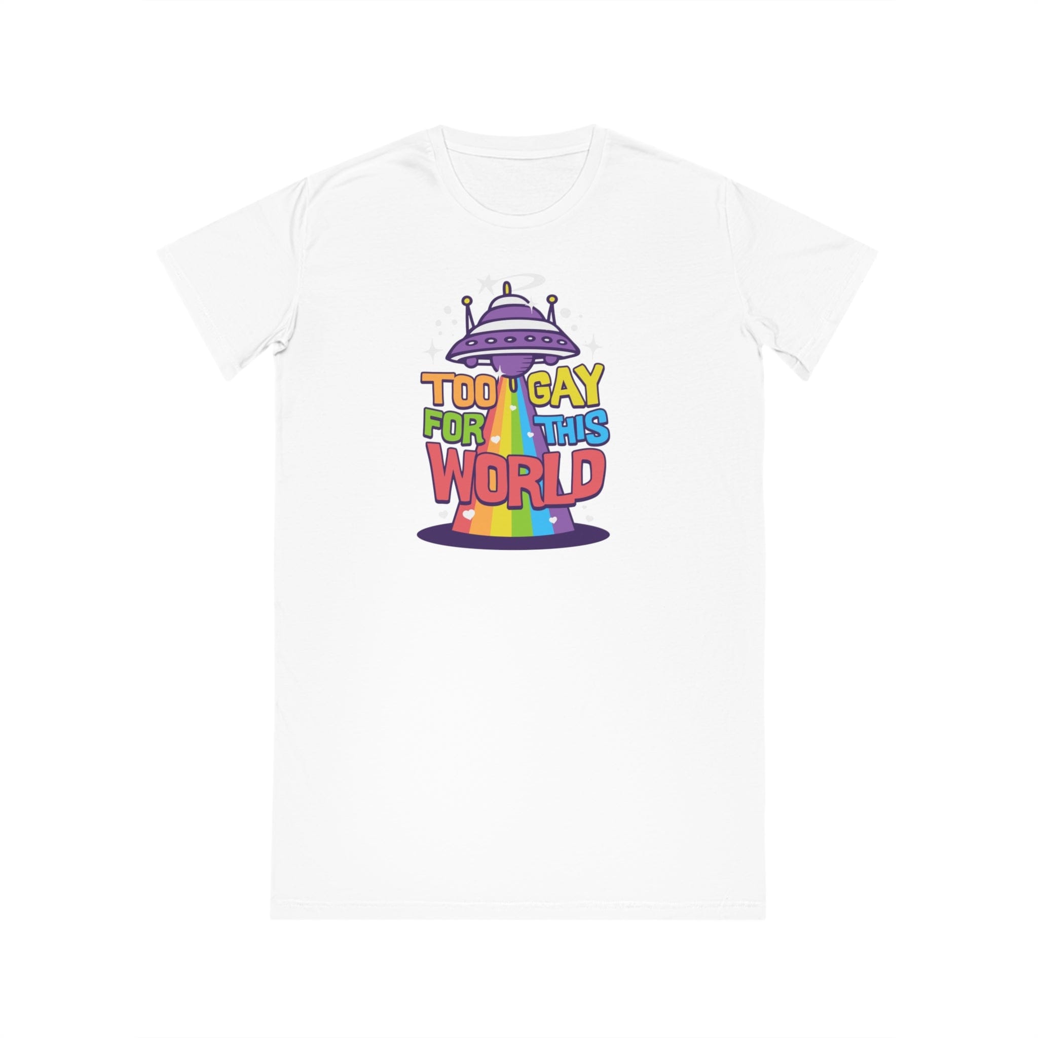Too Gay for this world - Spinner T-Shirt Dress