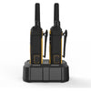 Retevis RB48 Waterproof Walkie Talkies, Heavy Duty Two Way Radio, Advanced Triple Proof, Vibration Call, USB-C, SOS,2000mAh, NOAA, 2 Way Radio(2 Pack) Yellow