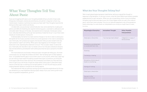 The Cognitive Behavioral Therapy Workbook for Panic Attacks