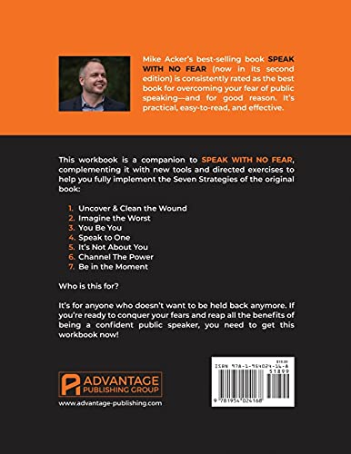Speak With No Fear Workbook: An Interactive Companion to the Best-Selling Public Speaking Book