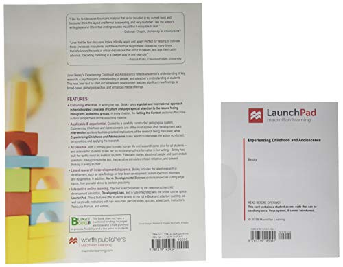 Loose-leaf Version for Experiencing Childhood and Adolescence & LaunchPad for Experiencing Childhood and Adolescence (Six-Month Access)