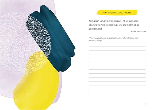 A Year of Gratitude Journal: 52 Weeks of Prompts and Exercises to Cultivate Positivity & Joy (A Year of Reflections Journal)