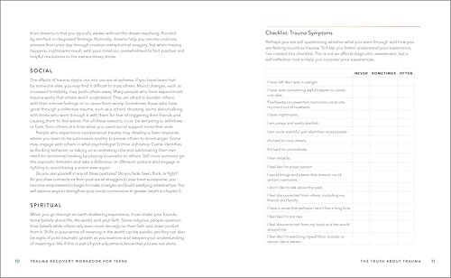 Trauma Recovery Workbook for Teens: Exercises to Process Emotions, Manage Symptoms and Promote Healing