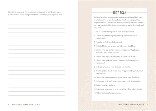 Mental Health Journal for Black Men: Prompts and Practices to Prioritize Yourself and Work on Your Well-Being