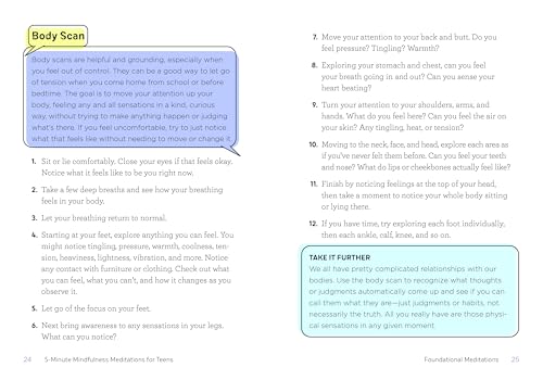 5-Minute Mindfulness Meditations for Teens