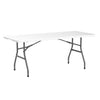 YITAHOME 6ft Folding Table, Heavy Duty Picnic Table w/1.5