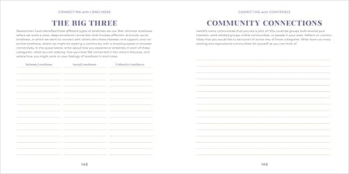 Connecting with Loneliness: A Guided Journal: Prompts to Discover Self-Love, Build Connection, and Embrace Joy