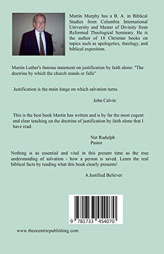 Antidote For the Guilt of Sin: Justification By Faith Alone