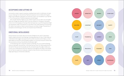 Mindfulness Workbook for Beginners: Exercises and Meditations to Relieve Stress, Find Joy, and Cultivate Gratitude