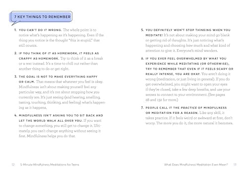 5-Minute Mindfulness Meditations for Teens