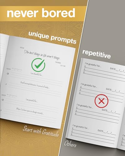 Start With Gratitude: Daily Gratitude Journal | Positivity Diary for a Happier You in Just 5 Minutes a Day