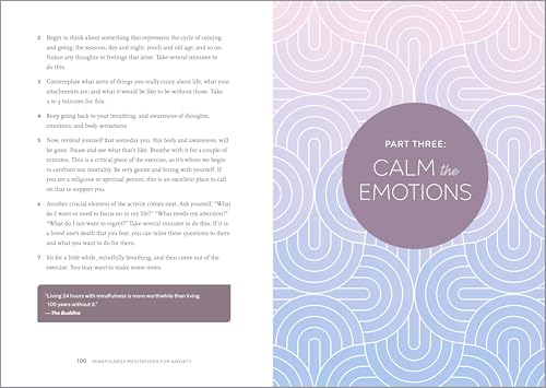 Mindfulness Meditations for Anxiety: 100 Simple Practices to Find Peace Right Now