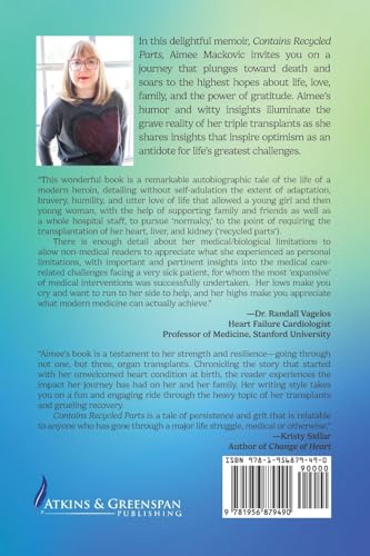 Contains Recycled Parts: My Triple Organ Transplant Journey and the Science of Gratitude