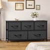 YITAHOME Dresser for Bedroom, Storage with 5 Drawer Organizer Closet Chest Small Clothes Fabric Cabinet, Furniture Drawer, Nightstand for Bedroom, Living Room