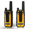 Retevis RB48 Waterproof Walkie Talkies, Heavy Duty Two Way Radio, Advanced Triple Proof, Vibration Call, USB-C, SOS,2000mAh, NOAA, 2 Way Radio(2 Pack) Yellow