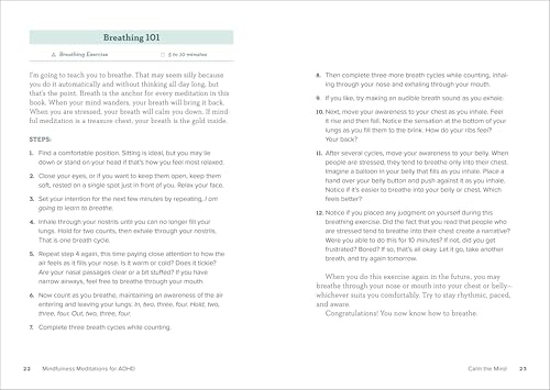 Mindfulness Meditations for ADHD: Improve Focus, Strengthen Self-Awareness, and Live More Fully