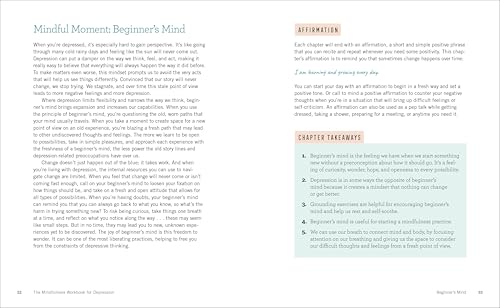 The Mindfulness Workbook for Depression: Effective Mindfulness Strategies to Cultivate Positivity from the Inside Out