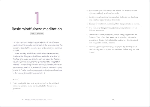 Mindfulness Meditations for Anxiety: 100 Simple Practices to Find Peace Right Now