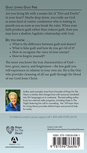 Guilt: Living Guilt Free (Hope for the Heart)