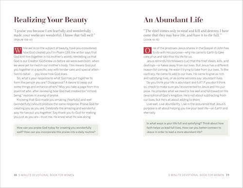 5-Minute Devotional Book for Women: Prayers and Reflections to Strengthen Your Faith