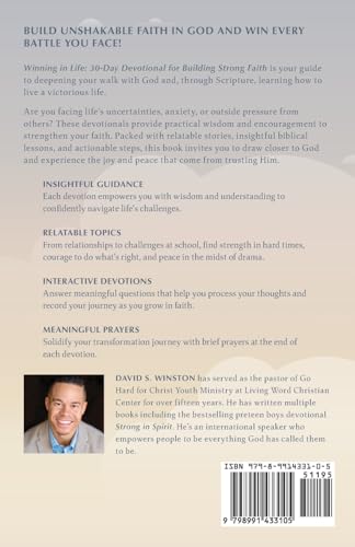 Winning in Life: 30-Day Devotional for Building Strong Faith for Teens and Young Adults