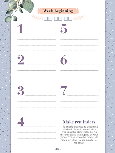 Reflections on Gratitude Journal: Record and Appreciate Your Present and Grow into a Brighter Future Day by Day (Quiet Fox Designs) Reflect with Inspiring Prompts, Journal Pages, Tips, and Activities