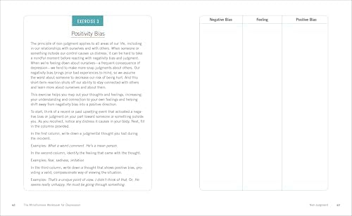 The Mindfulness Workbook for Depression: Effective Mindfulness Strategies to Cultivate Positivity from the Inside Out