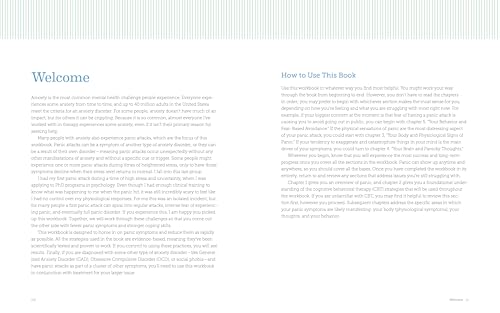 The Cognitive Behavioral Therapy Workbook for Panic Attacks