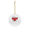 Load image into Gallery viewer, Heart Toons - Ceramic Ornament, 1-Pack