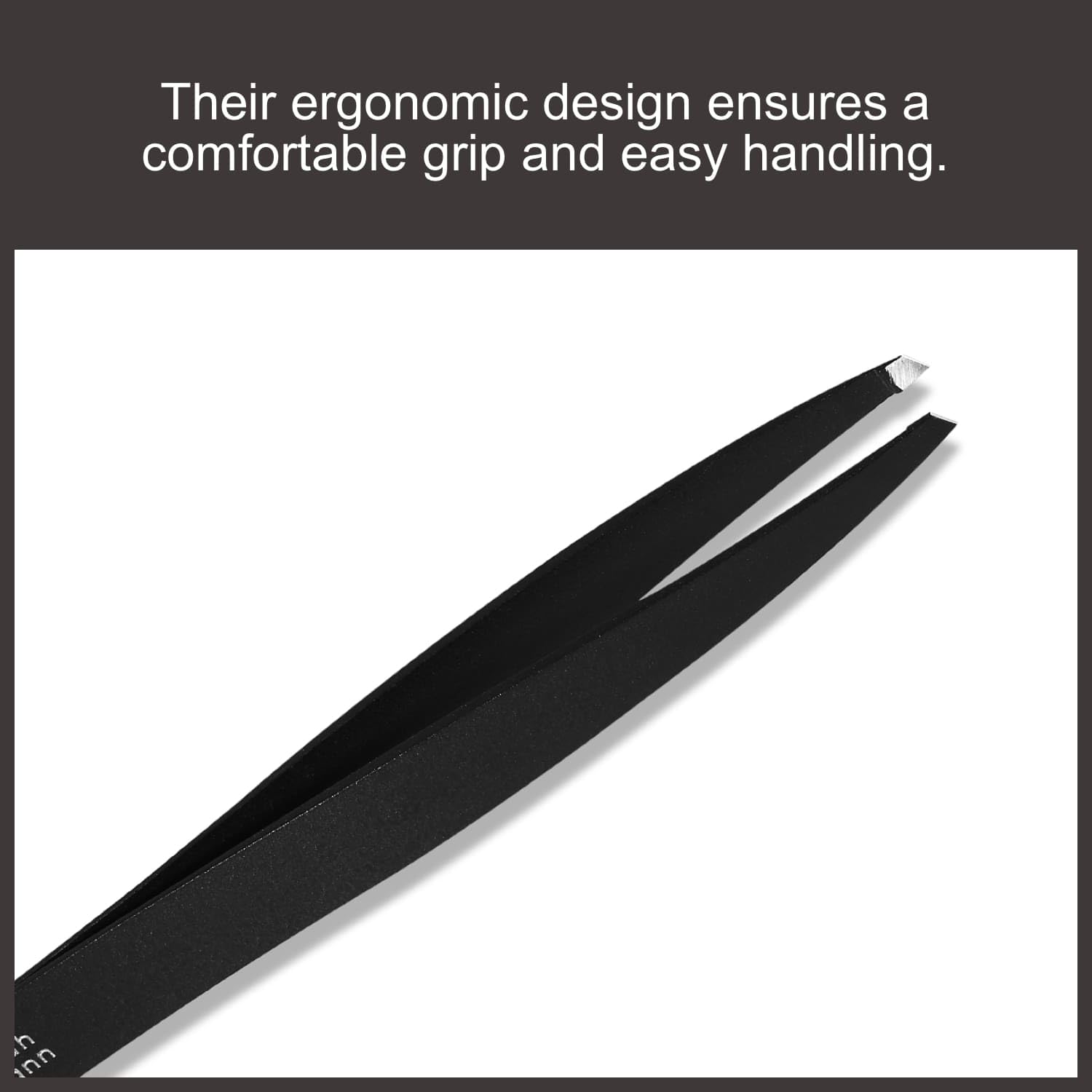 Deborah Lippmann Tweezers, Slant Pointed | Precise for Plucking Eyebrows, Splinters, Hair Removal, Shape | Easy To Use, Professional Stainless Steel