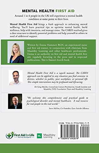 Mental Health First Aid: A practical guide for workplaces, schools, families, friends, carers and everyone needing support with their mental health.
