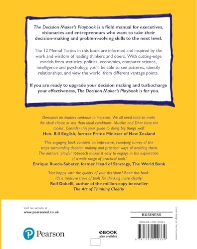 Decision Maker's Playbook, The: 12 Tactics For Thinking Clearly, Navigating Uncertainty And Making Smarter Choices
