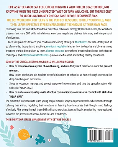 The DBT Workbook for Teens: Mindfulness and Emotion Regulation Techniques for Overcoming Stress and Negative Thoughts (Successful Parenting)