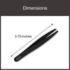 Deborah Lippmann Tweezers, Slant Pointed | Precise for Plucking Eyebrows, Splinters, Hair Removal, Shape | Easy To Use, Professional Stainless Steel