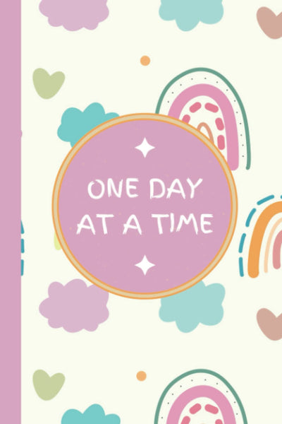 Journal For Teenage Girls With Depression | One Day At A Time | For Teens With Anxiety | With Prompts | Mental Health Journal |: Self Esteem Workbook | Aesthetic Cover