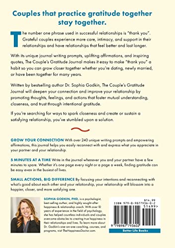 The Couple's Gratitude Journal: 5 Minutes to Create a Stronger and More Fulfilling Relationship