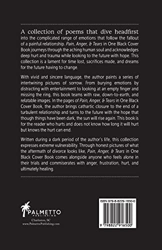 Pain, Anger & Tears in One Black Cover Book: (with a glimpse of sunrise)