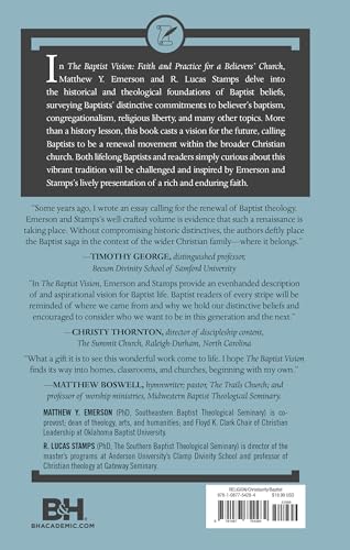 The Baptist Vision: Faith and Practice for a Believers’ Church (Hobbs College Library)