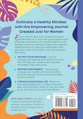 Mental Health Journal for Women: Creative Prompts and Practices to Improve Your Well-Being