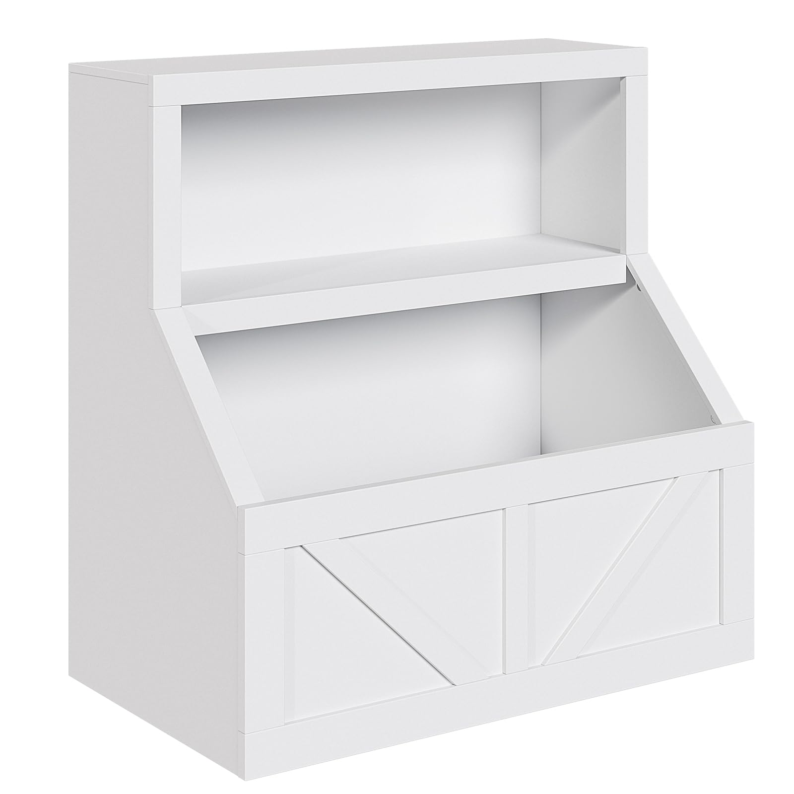 Kids Bookcase Cabinet and Toy Storage, Wooden Toddler Bookshelf With Toy Storage Organizer, Children's Book Shelf Cubbies for Playroom Bedroom Daycare Nursery Classroom Kindergarten Hallway