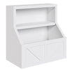 Kids Bookcase Cabinet and Toy Storage, Wooden Toddler Bookshelf With Toy Storage Organizer, Children's Book Shelf Cubbies for Playroom Bedroom Daycare Nursery Classroom Kindergarten Hallway