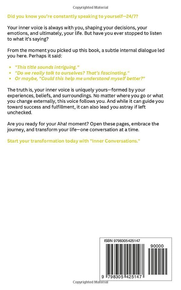 Inner Conversations: Overcome Overthinking, Declutter Your Mind, and Transform Stress, Anxiety, and Self-Doubt into Clarity and Confidence
